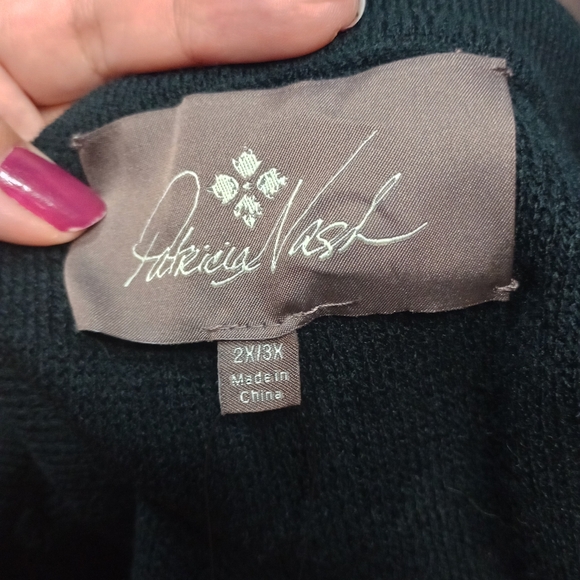 Patricia Nash Sleeved Cape Poncho Plus Size - Picture 4 of 9